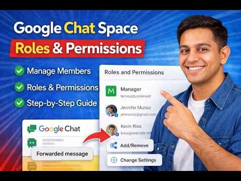 Google Chat Space Roles & Permissions