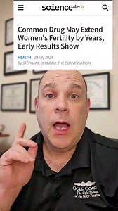 A new pilot study released this week suggests the anti rejection drug rapamycin, which is the number one contender for a longevity drug in humans can delay human female reproductive aging and loss of eggs by up to 20%. This is rapamycin the number one contender for anti aging in humans. In this pilot study of 50 women it reduced the number of eggs that emerged from the resting phase each month. Those eggs are destined to be lost. So if they're prevented from starting to develop, the idea is that