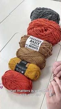 Crochet Basics Pt 1 - What size yarn & hooks to use
