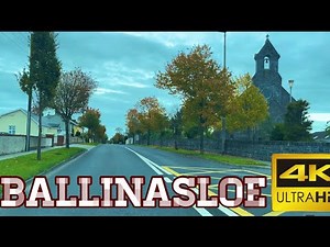 Driving-Downtown [4K] Ballinasloe,County Galway, Ireland 🇮🇪