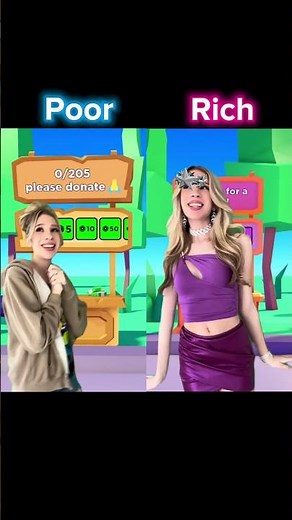 When a RICH ROBLOXIAN Meets A POOR ROBLOXIAN
