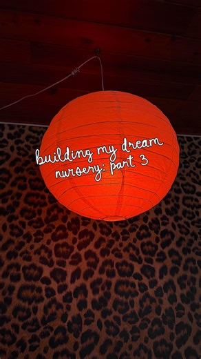 nicole a sereda on Instagram: "Lighting was so important to me when thinking about designing the nursery and making over our bedroom! Having the right lighting truly creates such a mooooood 💡❤️✨ I knew I wanted one of these paper lamps for above the crib and I landed on this perfect one from @lucys_lamps. I got these color smart light bulbs from them as well that connects to your phone and you can literally change the light to any color !!! I’m obsessed with the red tho 🤭❤️ and you can turn it