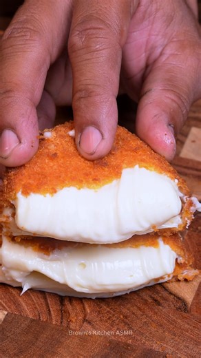 Insane Cheese Deep Fry ASMR #cheese #deepfry #asmr #shorts