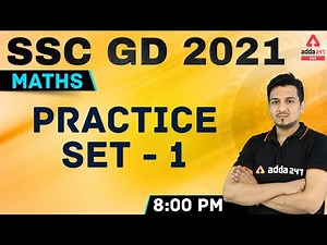 SSC GD 2021 | SSC GD Math | Practice Set #1