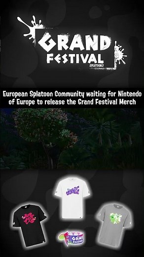 Where is our Grand Festival Merch Nintendo?! #splatoon3 #grandfestival #splatfest