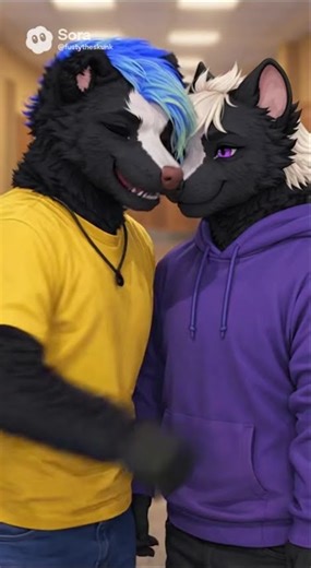 Wolf got farted by FustySkunk