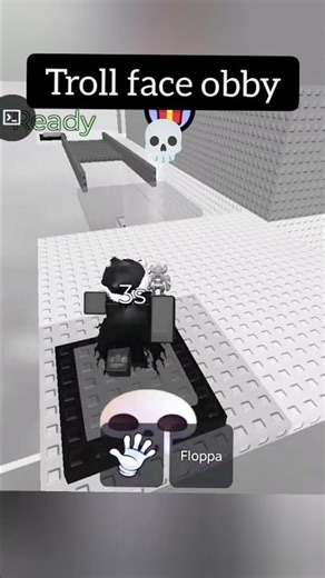 Playing troll face obby 💀🗿 #roblox #robloxedit #phonk #shorts .