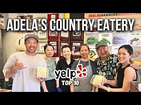 OAHU FOOD TOUR: Adela's Country Eatery - Yelp's Top 10 Places To Eat (Inside Story)