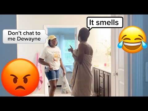 TELLING MY WIFE SHE SMELLS WHEN ITS HER TIME OF THE MONTH