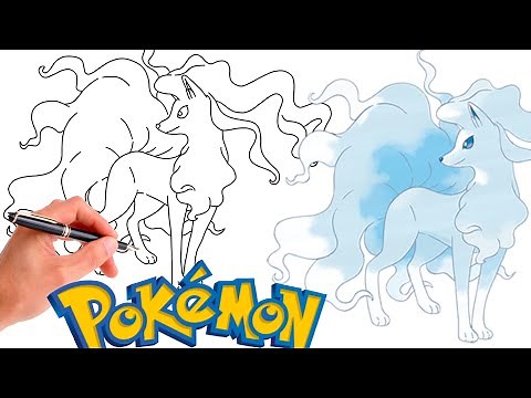How To Draw ALOLAN NINETALES POKEMON | Alolan Pokemon