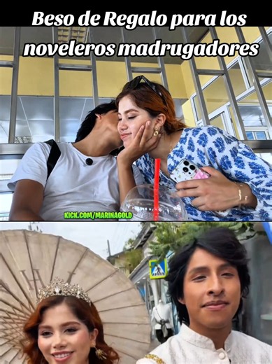 Beso de Regalo para los noveleros más madrugadores #caradecristian y #marinagold viajando por Tailandia #novios #pareja #paratii
