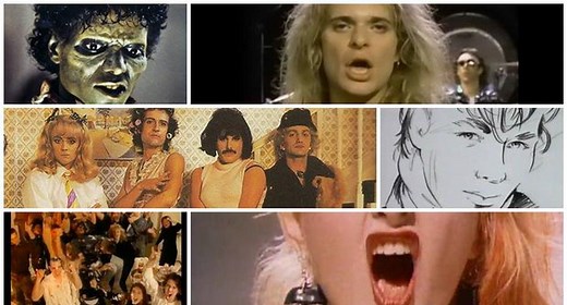 Diez videos musicales clásicos de los años 80