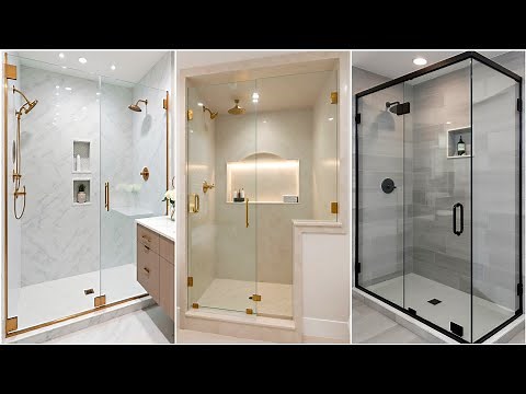 100 Modern Shower Box Ideas 2025 | Trending Walk-In Showers & Patterned Tile Bathroom Designs
