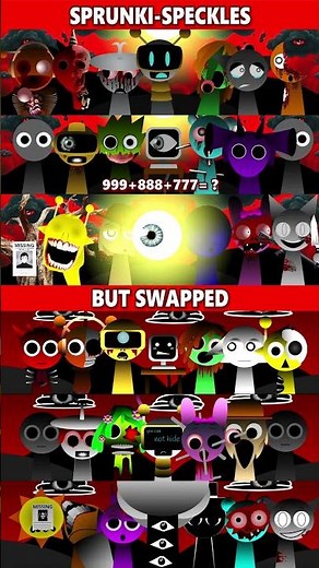 Sprunki speckles VS pyramixed but swapped sing together