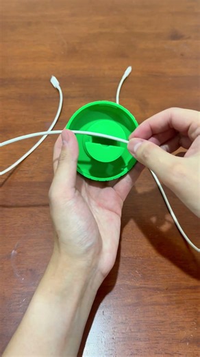 3D printing a stackable cable winder #3dprinting #satisfying #diy #asmr #useful