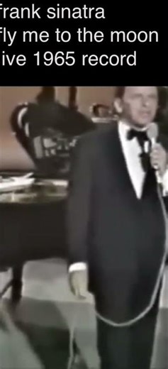 Frank Sinatra Fly me to the moon 1965 performance live #short