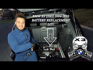 BMW X3 [E83] 2004-2010 Battery Replacement DIY!