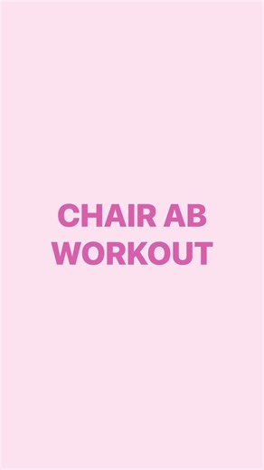 Chair Ab Workout