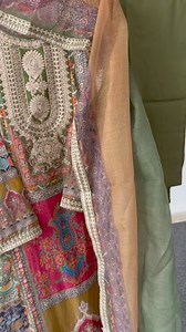 88K views · 359 reactions | ❌Stock Out❌ will be restocking soon! Delhi boutique inspired stitched 3 piece kamiz set Price: 2100 tk Material: Premium Cotton with jori embroidery & sequins work on neck, sleeves,side border & damaan. Pure kota cotton orna with embroidery. Pant cotton. Size: chest 46, length 44, sleeves 19 inches, pant length 38 inches. | ZOYA Lifestyle | Facebook