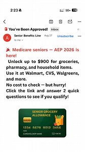🎉 Congratulations! You may qualify for up to $900 in grocery benefits — claim your card now! | Benefit for Seniors
