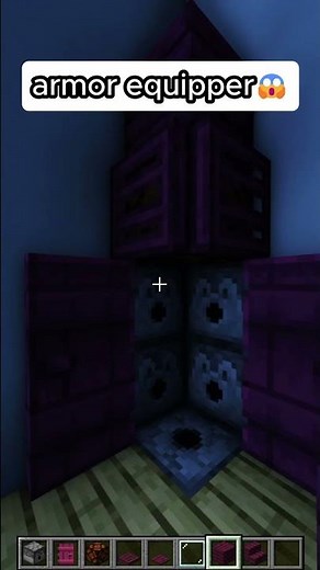 Truco para Equipar Armadura Rápidamente en Minecraft😱