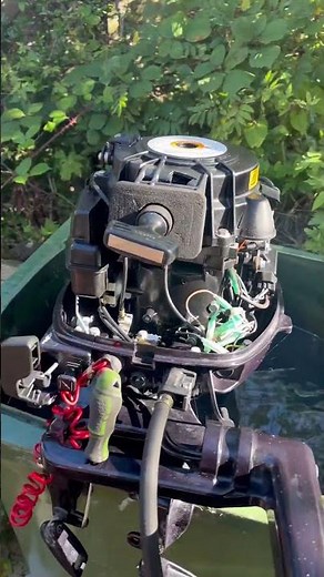 Tohatsu 9.8hp Outboard Engine - Carb Cleaned #4stroke #tohatsu