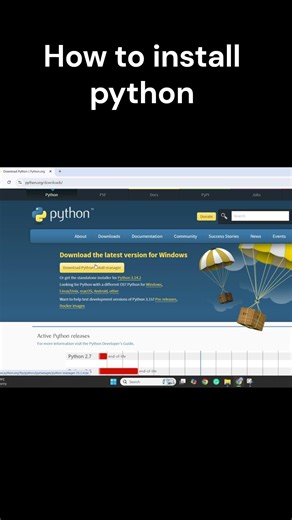 3️⃣ Python Download & Install | Step by Step 2026#pythoninstallation #python #pythondownload