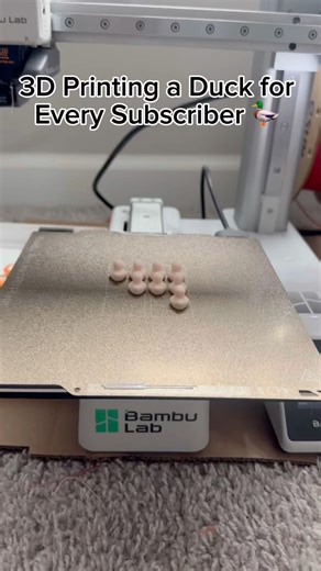 3D Printed Ducks 🦆 #diy #3dplanet #3dprinting #3d #3dprinterupgrade #3dprintingmachine #3dprints