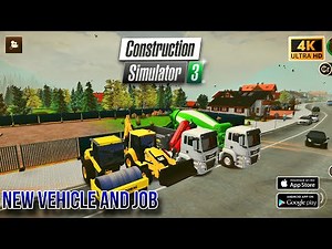 Contraction simulator 3 gameplay video||new vehicle buy||#androidgameplay #games