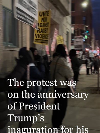 Protesters took to the streets of downtown Champaign, IL on Jan. 20 to protest against ICE agents and current immigration policies. The protest fell on the anniversary of President Trump’s inauguration for his second term. The event took place the same day as a nationwide “Free America” walkout movement to denounce ICE and protest the Trump administration. This piece was produced by student journalist Elissa Eaton as part of the Illinois Student Newsroom at IPM. #publicmedia #champaign #studentn