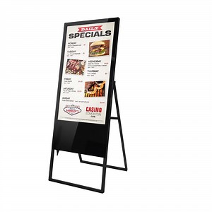 [Hot Item] 43inch Floor Stand Foldable LCD Android Digital Signage Signboard Monitor for Restaurant