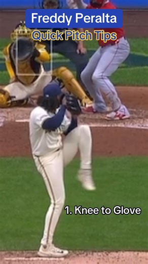 🔥 Freddy Peralta’s slider continues to be one of the nastiest in baseball — here’s why it works through the lens of our Core 4 Mechanics: 1️⃣ Knee to Glove – Freddy keeps his lift tight and connected, allowing his lower half to stay under control and build tension early in the move toward home. 2️⃣ Hip to Home – His hips fire explosively toward the target, creating elite hip-shoulder separation and helping that slider sweep late. 3️⃣ Land, Then Throw – Notice how he lands firm and balanced befo