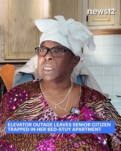 TAKING ACTION: A Bed-Stuy senior citizen is calling for action after living with an elevator outage for more than two months that's left her trapped inside her apartment. https://tinyurl.com/4z6r3swb | News 12 Brooklyn