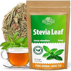 4 oz. Dried Stevia Leaves Herbal Tea (Stevia Rebaudiana) - 113g Leaf Leaves Herb Tea Estevia