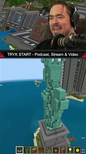 Minecraft rundvisning 1 #trykstart #minecraftshorts #danskminecraft #danskyoutube #danskstreamer