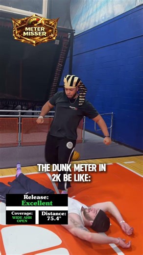How to use the dunk meter in 2k #shorts #comedy #nba2k