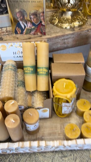 Candlema is February 2nd, We carry a vast variety of Pure Beeswax and Paschal Candles. | Little Angels Catholic Store