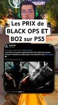 THE PRICE of BLACK OPS and BO2 on PLAYSTATION 5! (it's ridiculous) #callofduty #cod #blackops