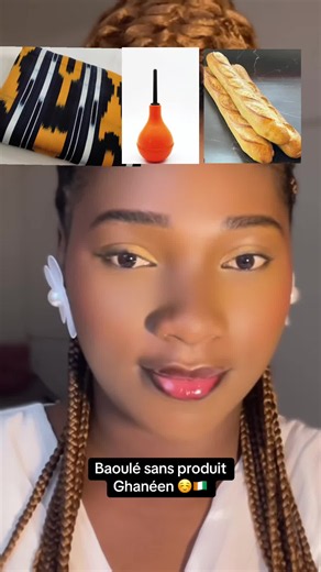 Baoulé sans produit Ghanéen — coiffure Baoulé ivoirienne