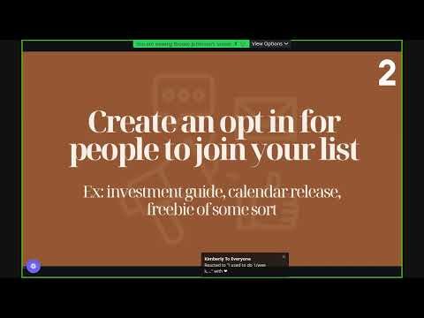 How to Create Your Email List Workshop [using Flodesk]