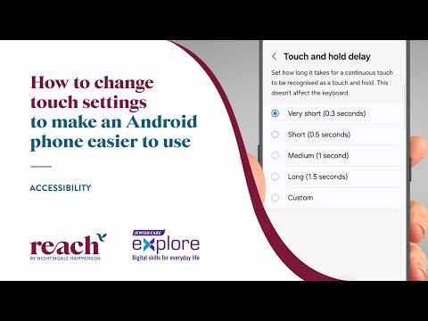 How to Use Touch Accessibility on Android | Touch & Hold Delay, Tap Duration, Ignore Repeat