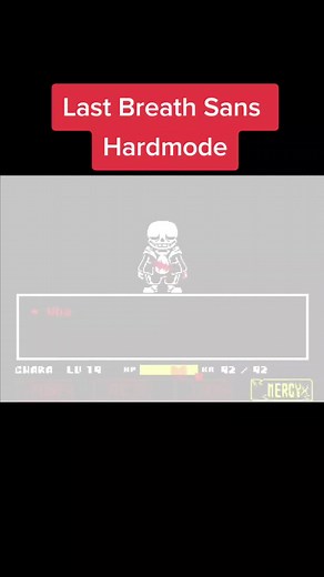Undertale Last Breath Hardmode Sans Fight