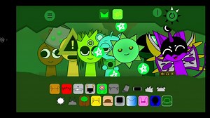 Sparking绿核版，人物展示