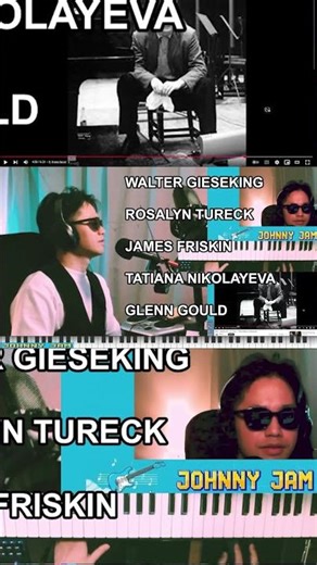 Bach Invention No. 1: A Comparison of 5 Master Pianists - short