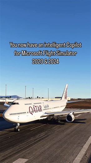 Skylink | You now have an intelligent copilot for Microsoft Flight Simulator who controls your aircraft and looks after checklists... | Instagram