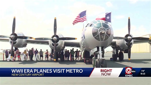 WWII-era planes highlight AirPower History Tour at New Century Airport