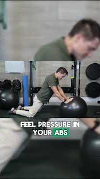 Blast Your Core Using This Stability Ball! Great for Lower Back Strength #backpain #corestrength