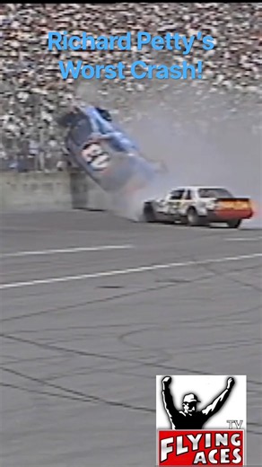 Richard Petty’s Worst Crash! #Nascar