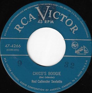 Red Callender Sextet - Chico's Boogie / Perdido