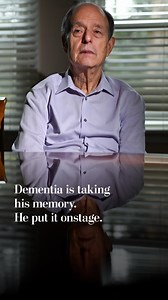 Dementia is taking his memory. He puts it onstage.